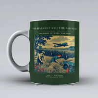 Thumbnail for VINTAGE G4510 - The Harvest And The Airfield - Ceramic Mug design on darkgreen