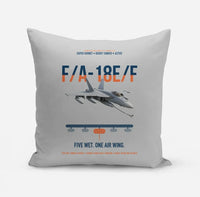 Thumbnail for F A-18E F Buddy Tanker design on light gray pillow