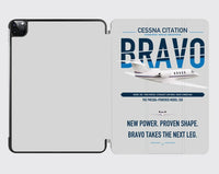 Thumbnail for Cessna Citation Bravo design on light gray ipad tablet case