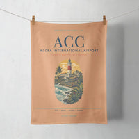 Thumbnail for Accra International Airport (ACC) design on orange towel
