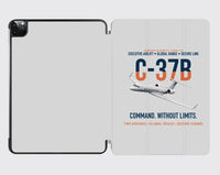 Thumbnail for C-37B Global Command Link design on light gray ipad tablet case