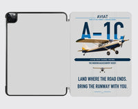 Thumbnail for Aviat Husky A-1C-180 design on light gray ipad tablet case