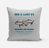 Thumbnail for Autel EVO II Dual 640T V3 design on light gray pillow
