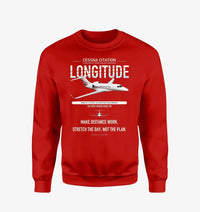 Thumbnail for Cessna Citation Longitude design on red sweatshirt