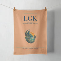 Thumbnail for Langkawi International Airport (LGK) design on orange towel