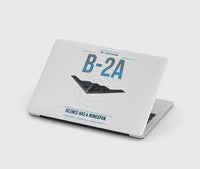 Thumbnail for B-2A Spirit design on light gray MacBook case