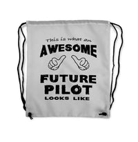 Thumbnail for Future Pilot Drawstring Bag - view 6