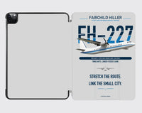 Thumbnail for Fairchild Hiller FH-227B design on light gray ipad tablet case