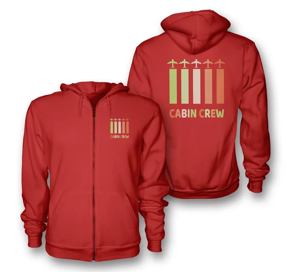 Colourful Cabin Crew Hoodie - view 6