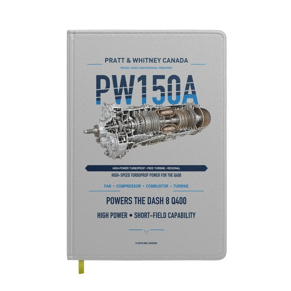 PW150A design on light gray notebook