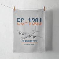 Thumbnail for EC-130J Commando Solo III design on light gray towel