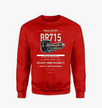 Thumbnail for BR715 design on red sweatshirt