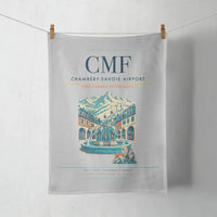 Thumbnail for Chambéry-Savoie Airport (CMF) design on light gray towel