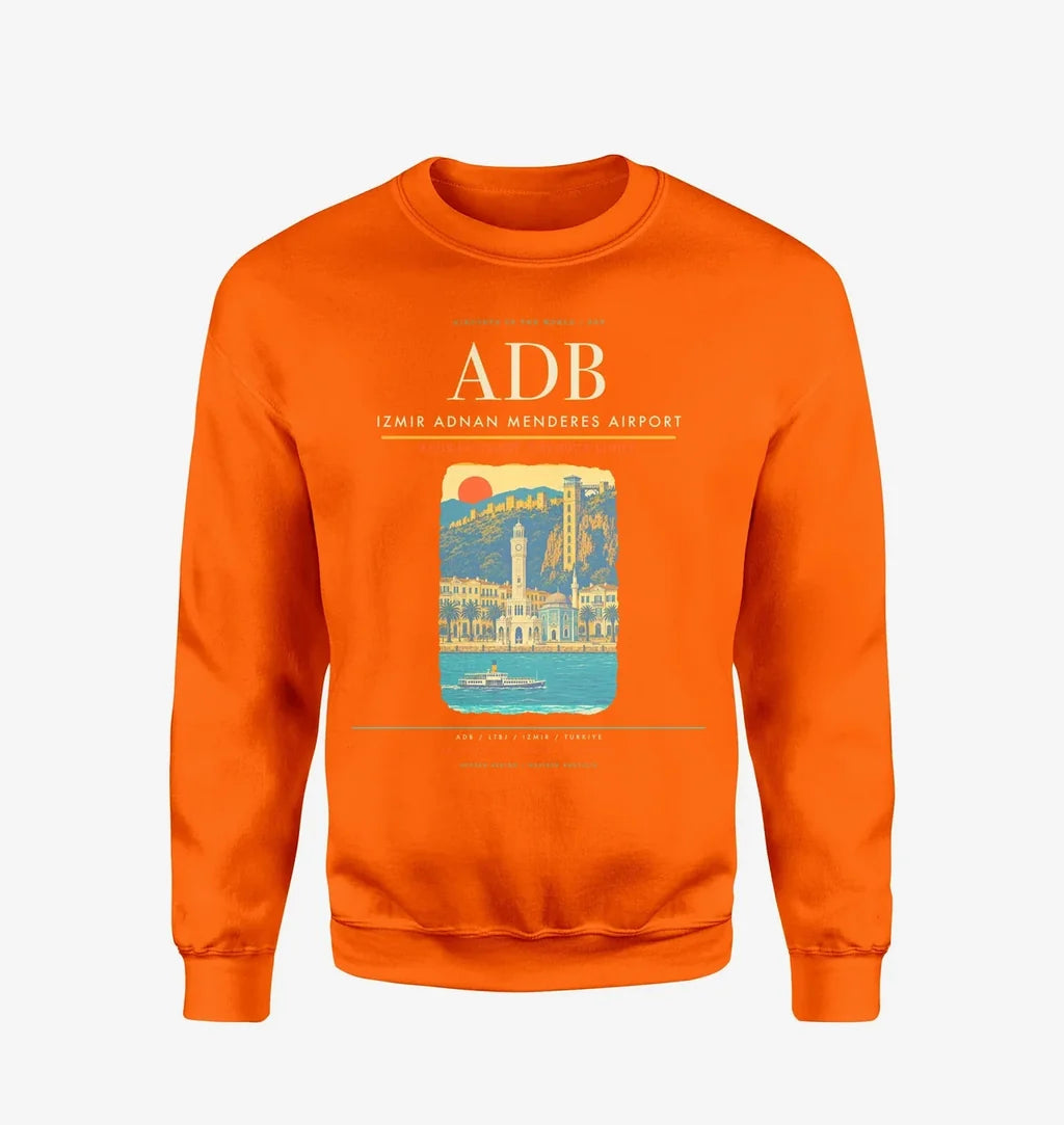 Izmir Adnan Menderes Airport ADB Sweatshirt - Orange