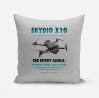 Thumbnail for Skydio X10 design on light gray pillow