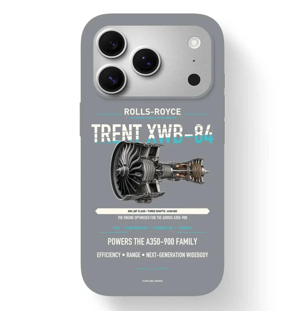 TRENT XWB-84 Case design on gray iphone case