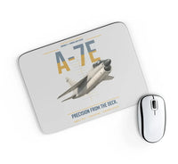Thumbnail for A-7E Corsair II design on light gray rectangle mouse pad