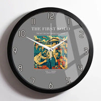 Thumbnail for VINTAGE G4144 - The First Solo - Designed Wall Clocks design on gray framed