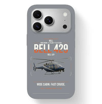Thumbnail for Bell 429 design on gray magsafe iphone case, for iPhone 17 Pro