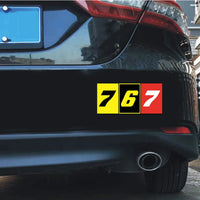 Thumbnail for Boeing 767 Car Sticker - view 6