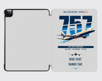 Thumbnail for Boeing 757-200 design on light gray ipad tablet case