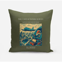 Thumbnail for VINTAGE G4293 - The Cave Of Winds Survey - Designed Pillows design on greenarmy