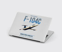 Thumbnail for F-104C Starfighter design on light gray MacBook case