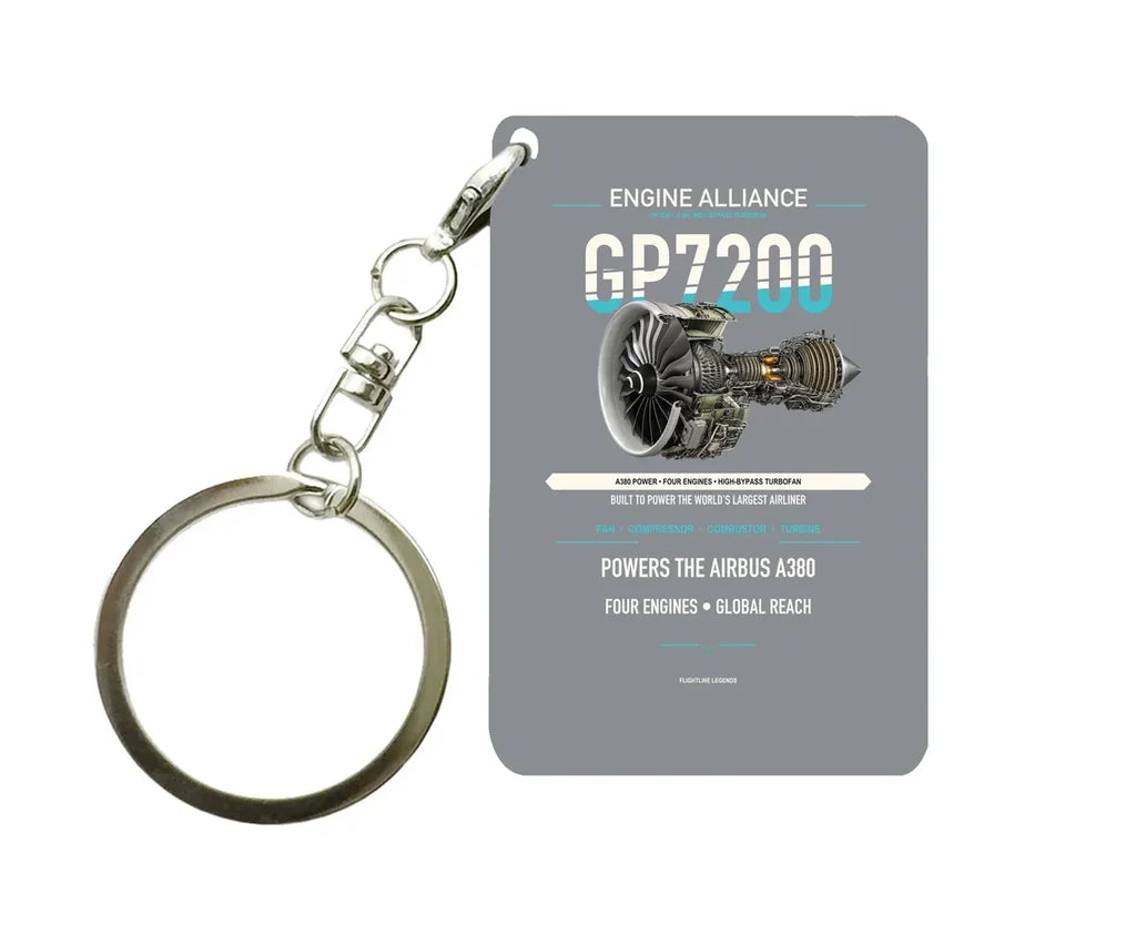 GP7200 Key Chain design on gray key chain