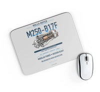 Thumbnail for M250-B17F design on light gray rectangle mouse pad