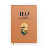 Thumbnail for Kilimanjaro International Airport (JRO) design on orange notebook