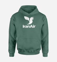 Thumbnail for Iran Air logo printed on green hoodie