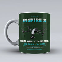 Thumbnail for Inspire 3 Mug design on dark green dji