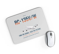 Thumbnail for RC-135V W Rivet Joint design on light gray rectangle mouse pad