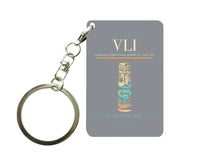 Thumbnail for Bauerfield International Airport VLI — Port Vila Key Chain design on gray key chain