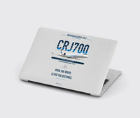Thumbnail for Bombardier CRJ700 design on light gray MacBook case