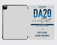 Thumbnail for Diamond DA20 design on light gray ipad tablet case