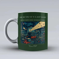 Thumbnail for VINTAGE G4425 - The Runway's Last Light - Ceramic Mug design on darkgreen