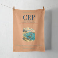 Thumbnail for Corpus Christi International Airport (CRP) design on orange towel