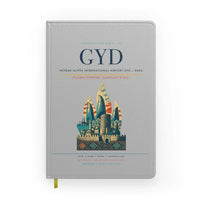 Thumbnail for Heydar Aliyev International Airport (GYD) design on light gray notebook