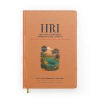 Thumbnail for Mattala Rajapaksa International Airport (HRI) design on orange notebook