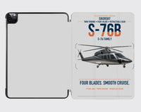 Thumbnail for Sikorsky S-76B design on light gray ipad tablet case