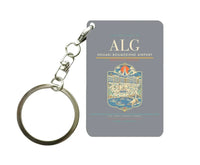 Thumbnail for Houari Boumediene Airport ALG Key Chain design on gray key chain