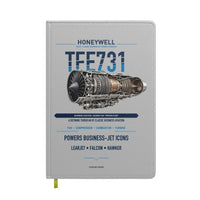 Thumbnail for TFE731 design on light gray notebook