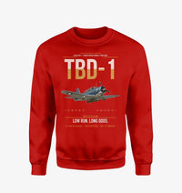Thumbnail for TBD-1 Devastator design on red sweatshirt