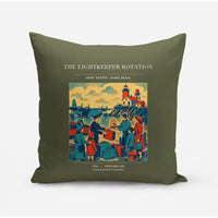 Thumbnail for VINTAGE G4418 - The Lightkeeper Rotation - Designed Pillows design on greenarmy