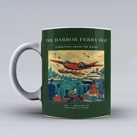 Thumbnail for VINTAGE G4361 - The Harbor Ferry Hop - Ceramic Mug design on darkgreen