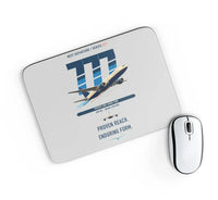 Thumbnail for Boeing 777-200ER design on light gray rectangle mouse pad