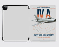 Thumbnail for Dassault Mystère IV A design on light gray ipad tablet case
