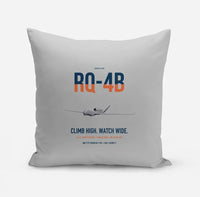 Thumbnail for RQ-4B Global Hawk design on light gray pillow
