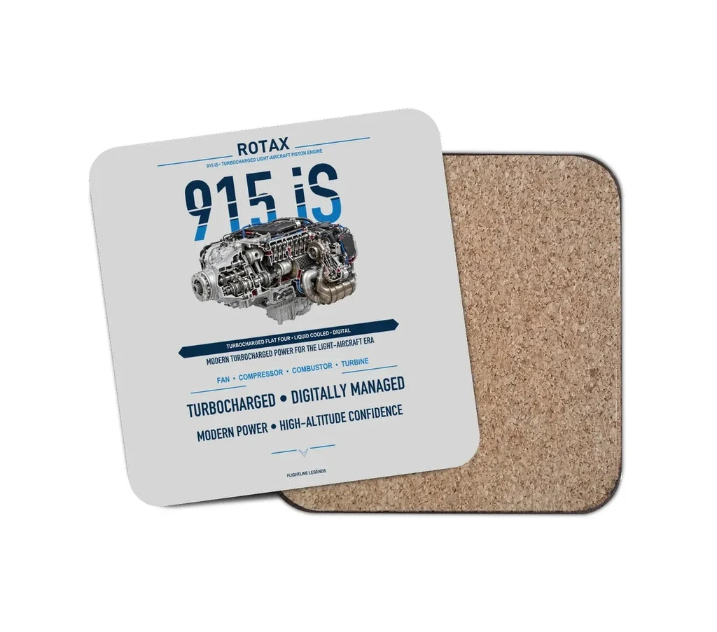 915 iS design on light gray 1 piece coaster